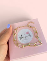 Load image into Gallery viewer, Infinity Chain Bracelet Gold Plated

