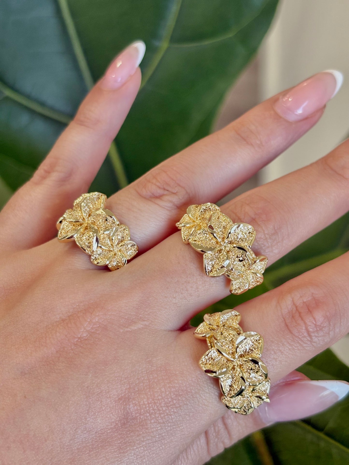 Hibiscus Gold Filled Ring