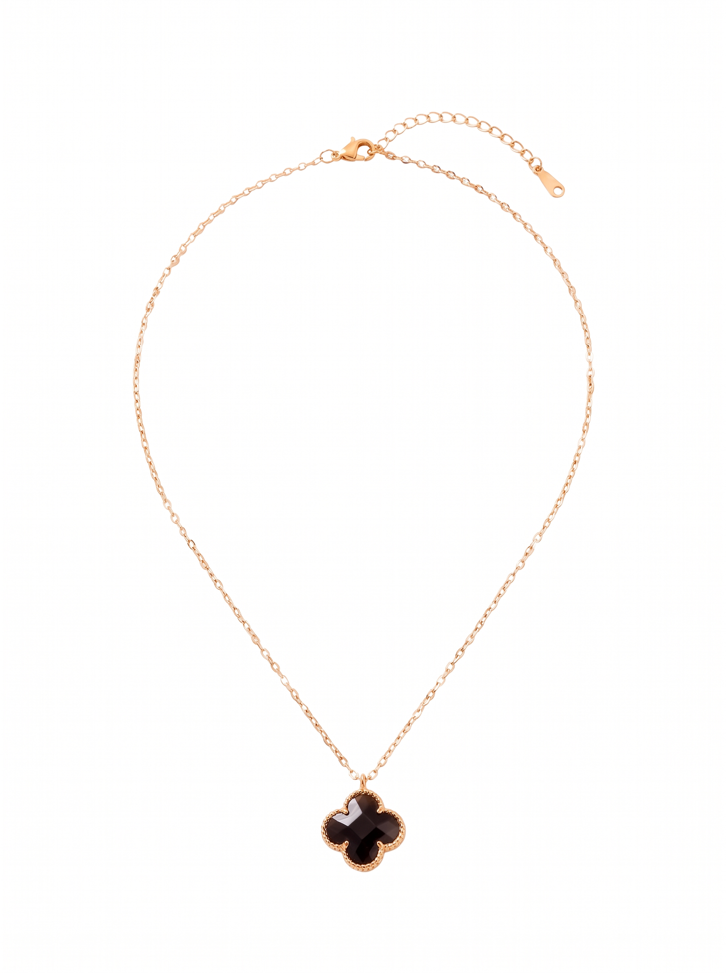 Brown Enamel Clover Jewelry