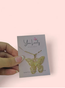Butterfly Pendant Necklace