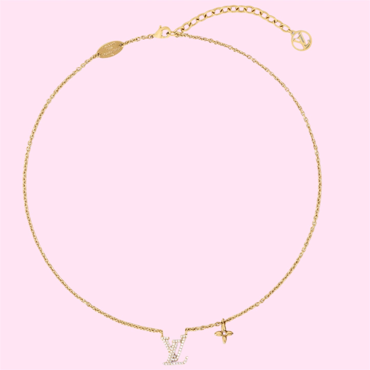 Lucky Gold Stainless Steel Necklace