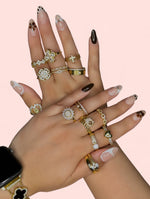 Load image into Gallery viewer, Girasol Spin Stainless Steel Adjustable Ring
