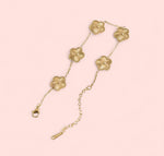 Load image into Gallery viewer, Golden Clover Bracelet Stainless Steel
