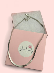 Silver Choker Necklace