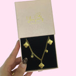 Load image into Gallery viewer, Clover Charm Stainless Steel Necklace
