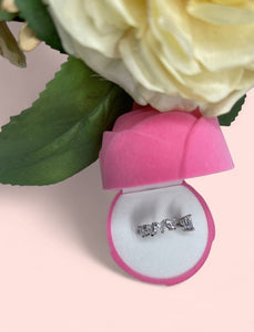 Icy Queen Silver Plated Adjustable Ring