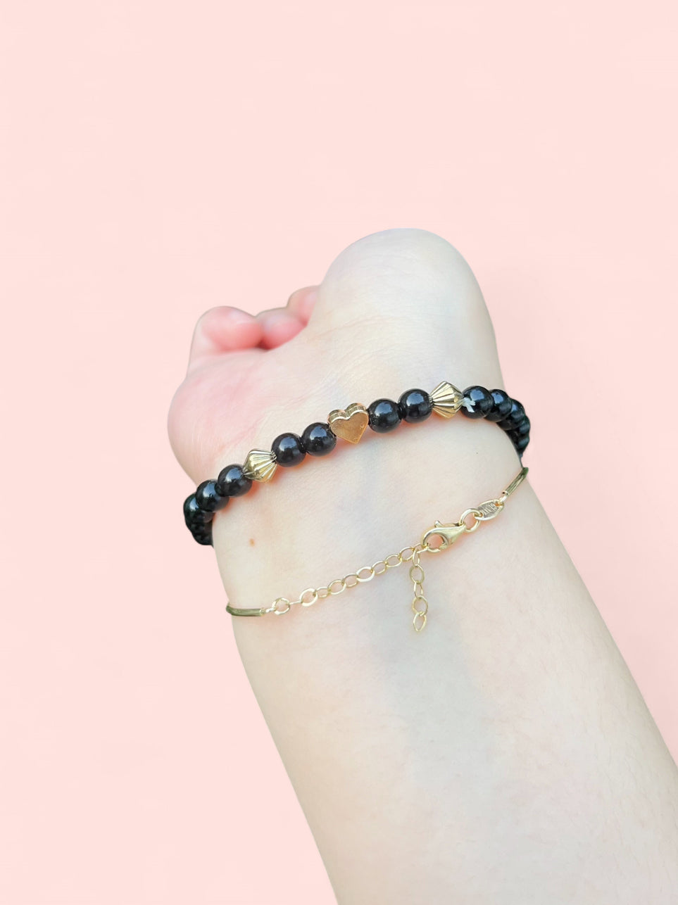 Handmade Bead Bracelets (Charms, Quartz)