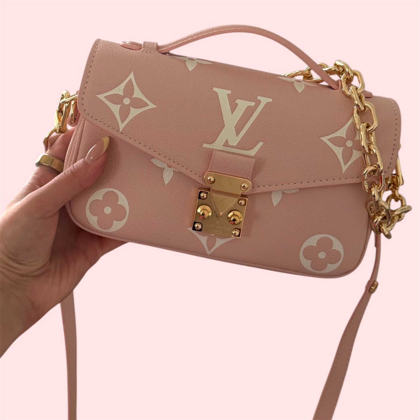 Pink Luxe Crossbody Bag