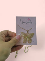 Load image into Gallery viewer, Butterfly Pendant Necklace
