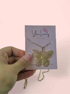Butterfly Pendant Necklace