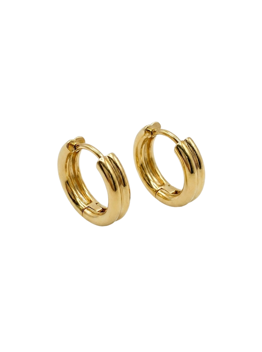 Gold Hoop 10MM Earrings