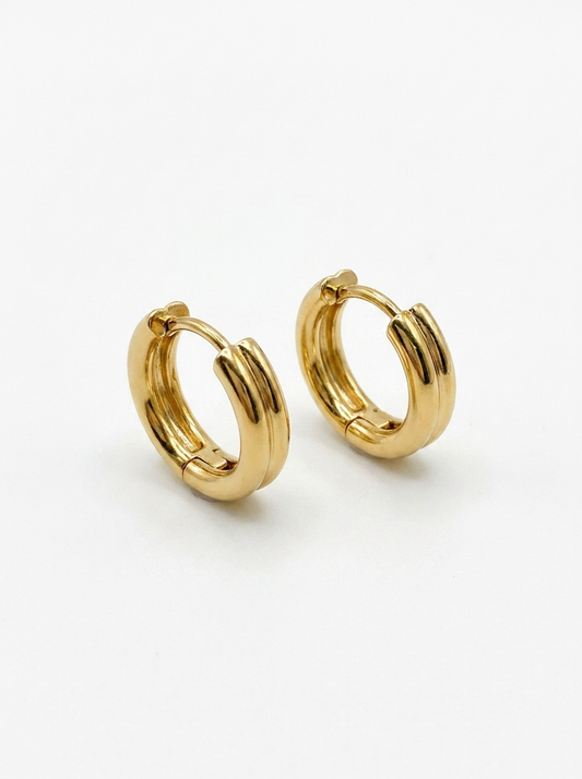 Gold Hoop 10MM Earrings