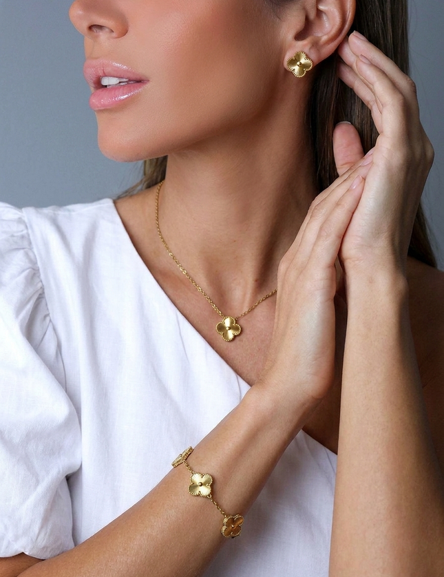 Gold Clover Set