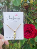 Load image into Gallery viewer, Pearl Rose Necklace
