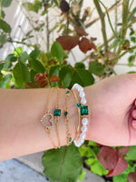 Load image into Gallery viewer, Jade Pearl Bracelet
