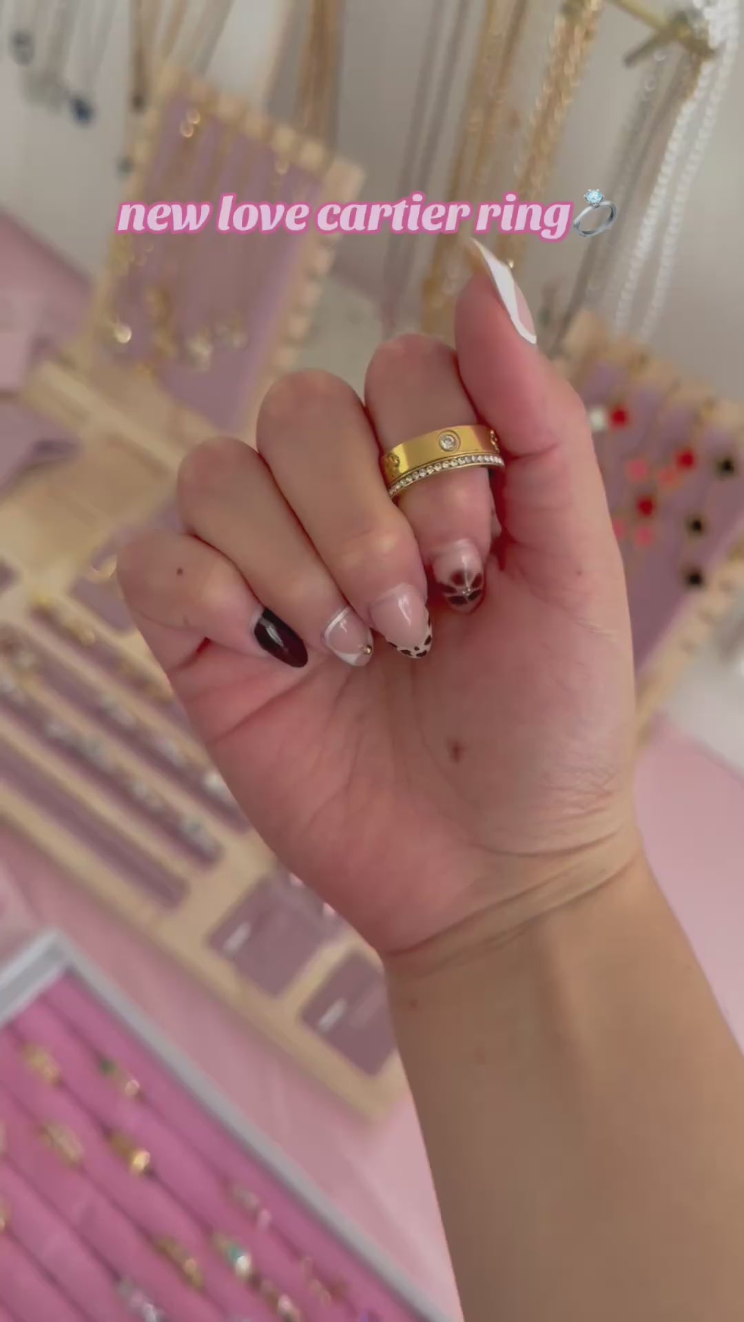 Love Luxe Zircon Stainless Steel Ring