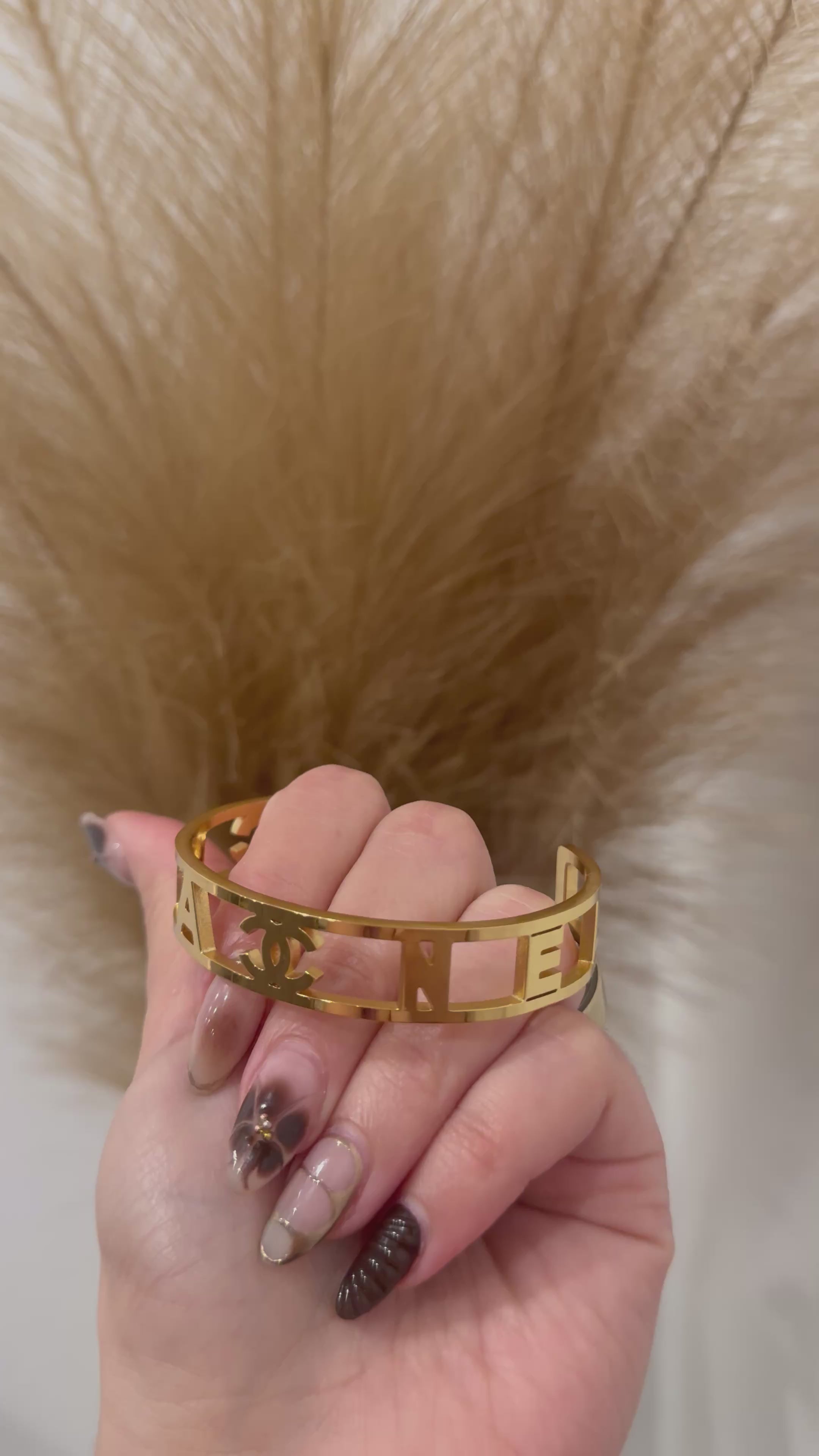 CC Cuff Stainless Steel Bracelet