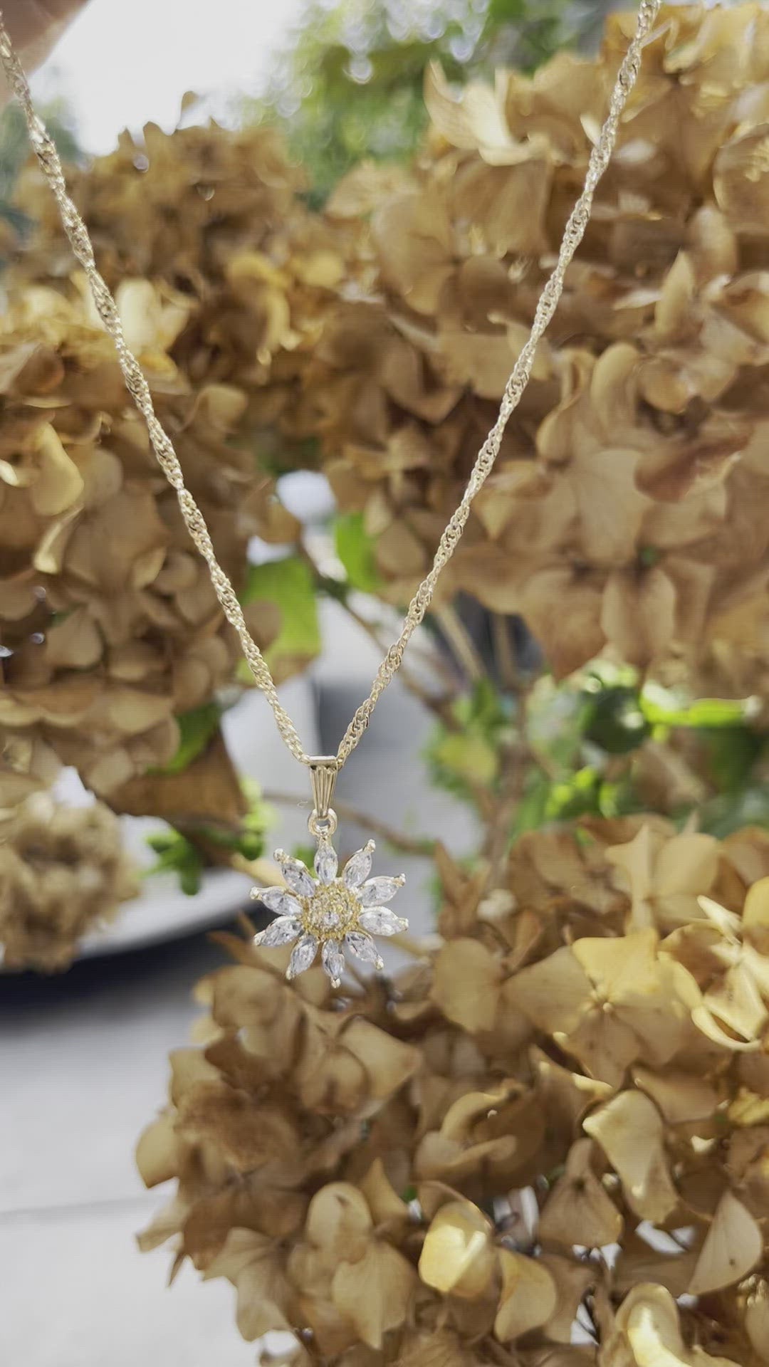 Sunflower Necklace