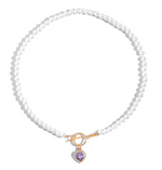 Load image into Gallery viewer, Lavender Necklace
