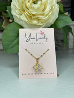 Load image into Gallery viewer, Flower Rhinestone Necklace
