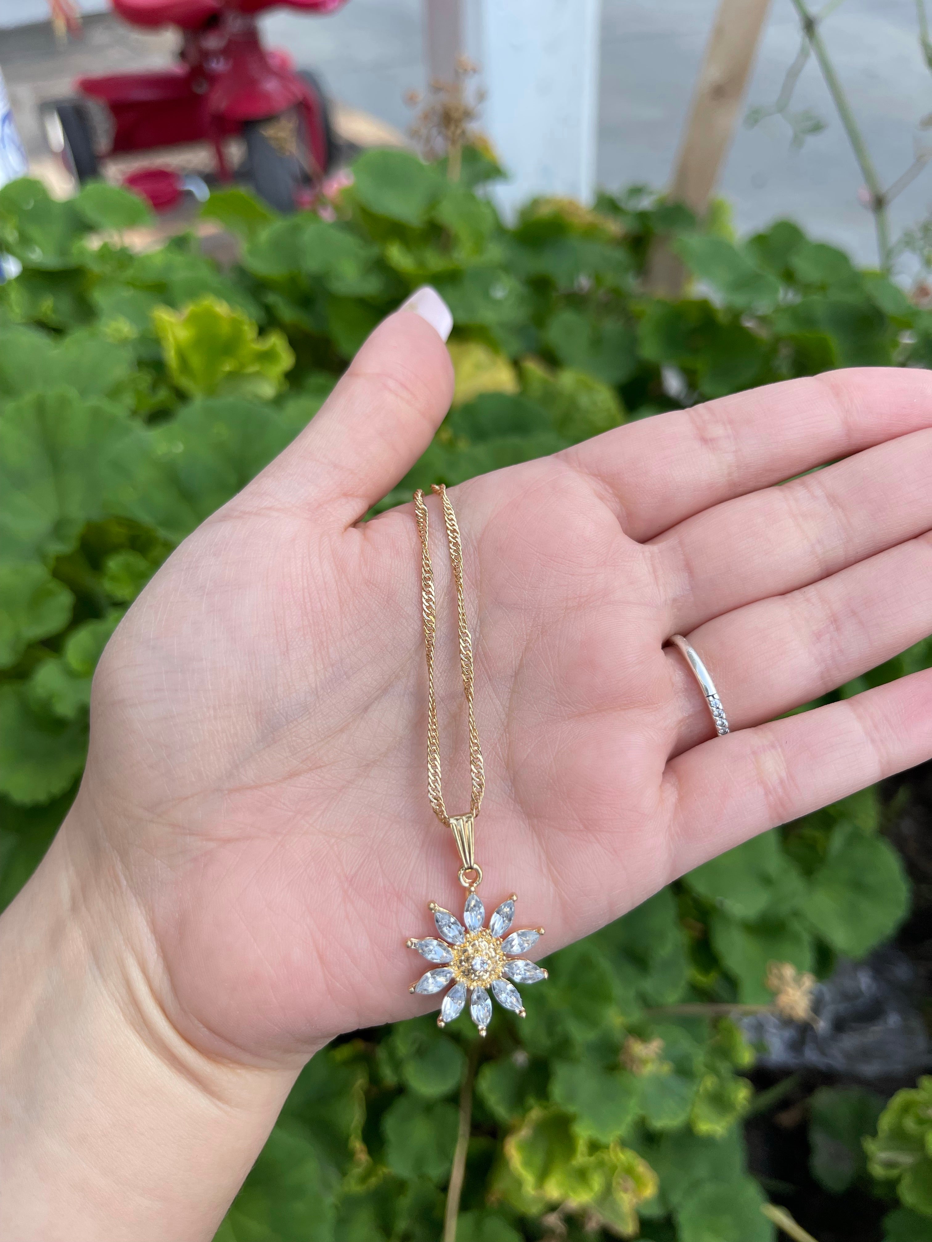 Sunflower Necklace