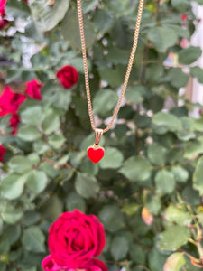 Red Heart Necklace