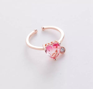 Blush Heart Ring