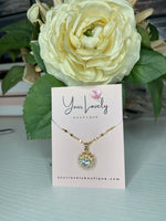 Load image into Gallery viewer, Sunflower Rhinestone Necklace
