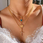 Load image into Gallery viewer, Ocean Blue Necklace Set
