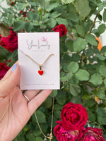 Load image into Gallery viewer, Red Heart Necklace
