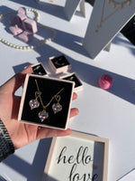 Load image into Gallery viewer, Dainty Heart (Necklace and Earrings)
