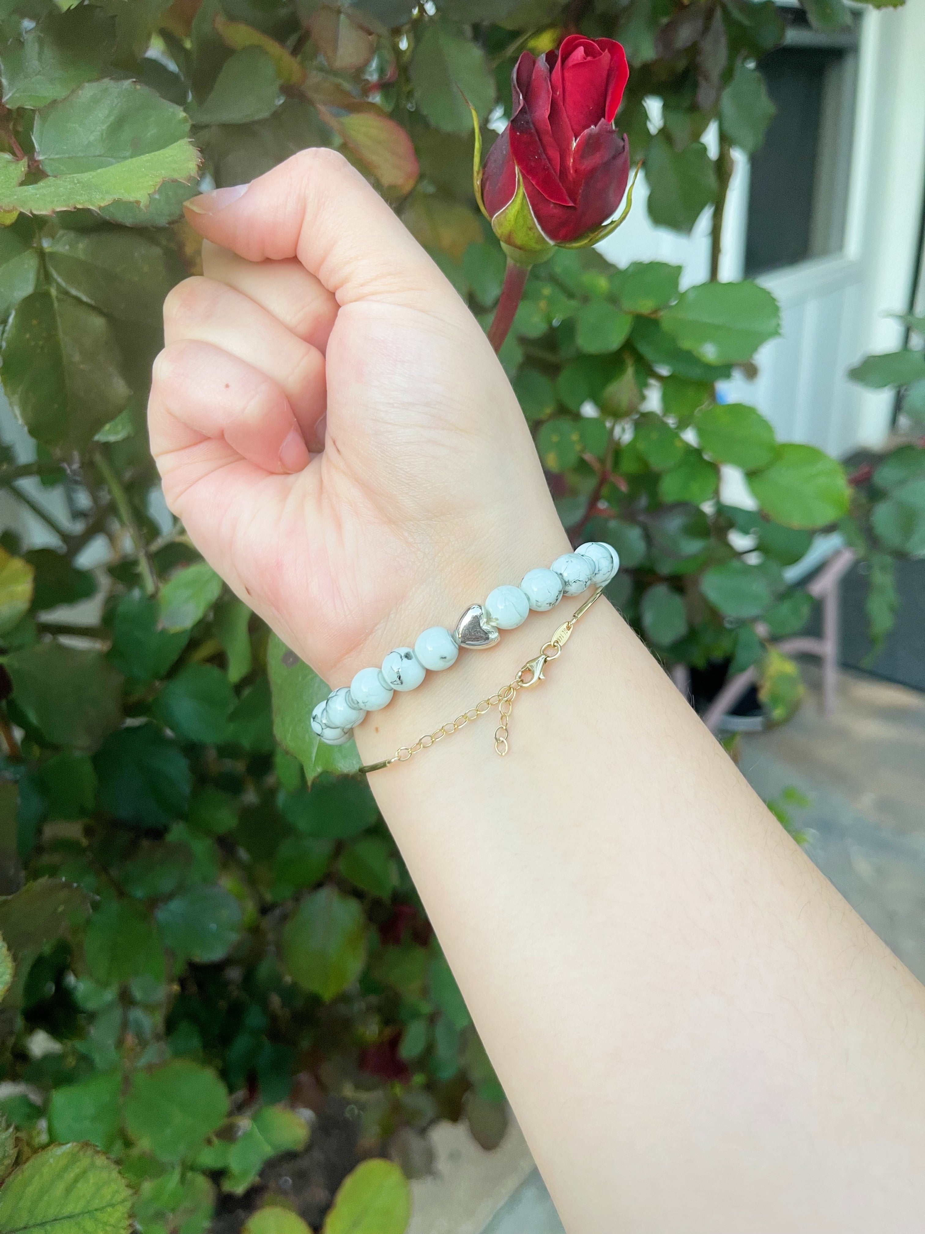 Marble Heart Bracelet