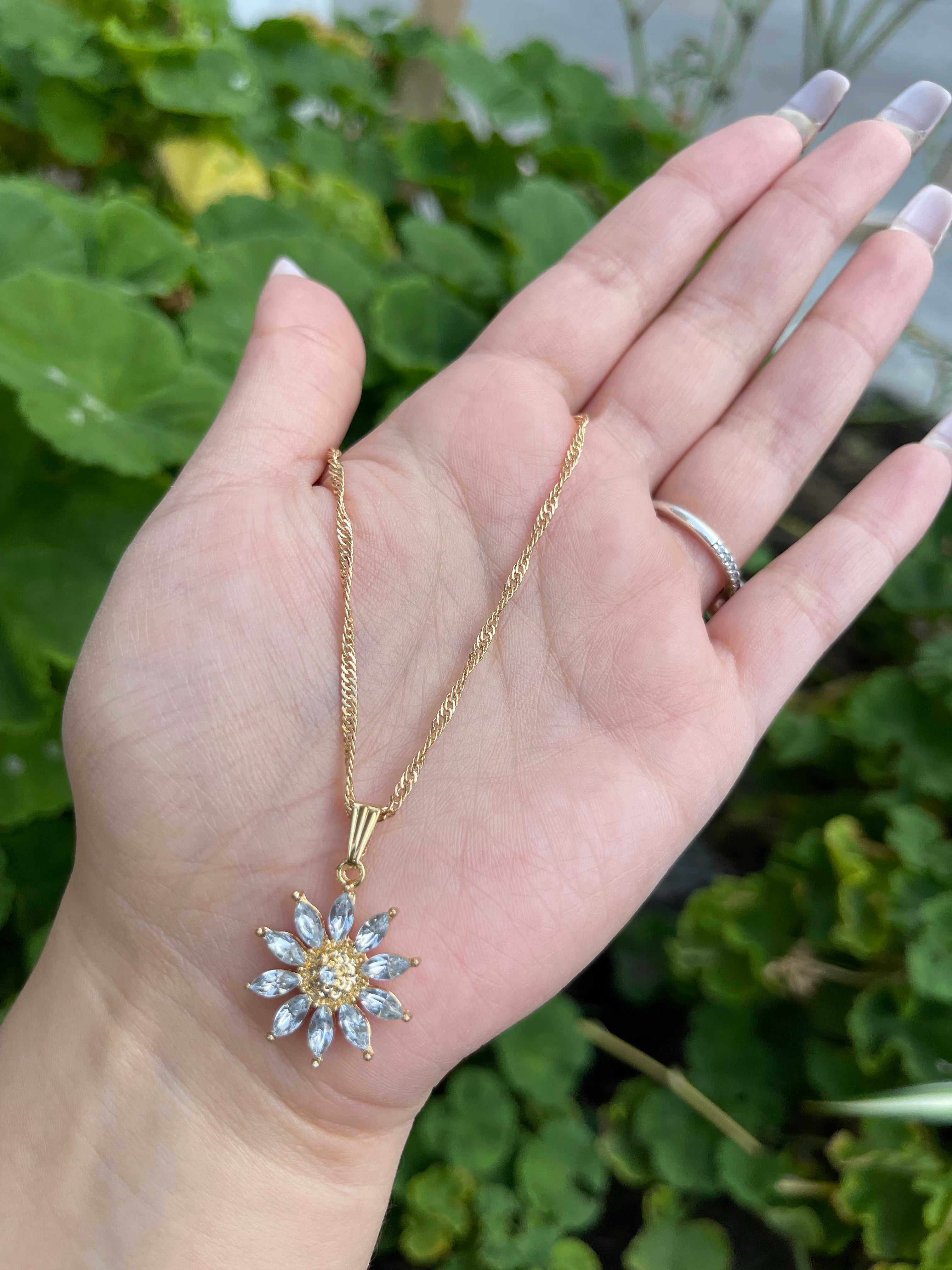 Sunflower Necklace