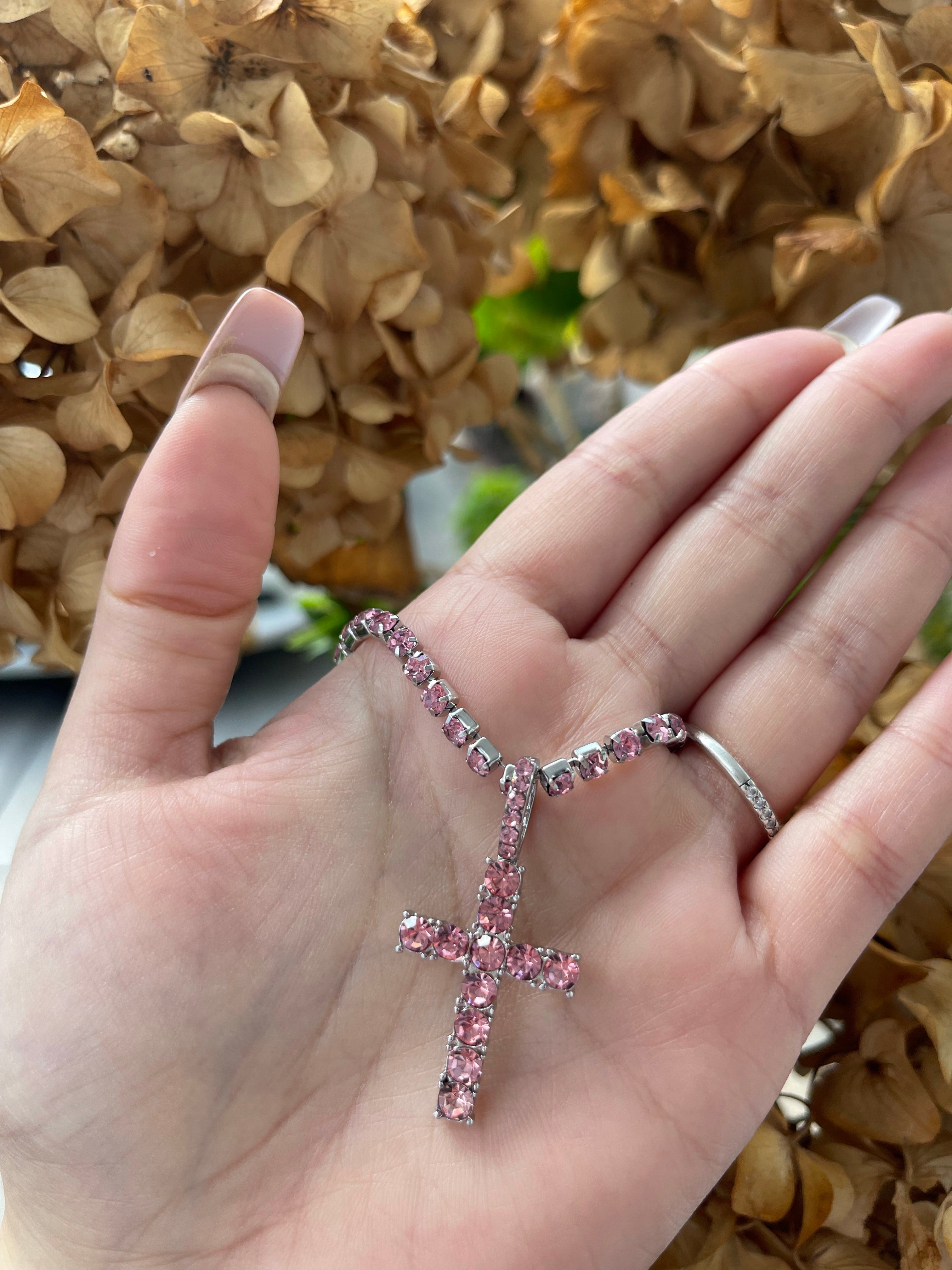 Iced Out Cross Necklace