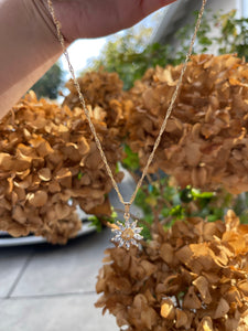 Sunflower Necklace