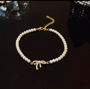 Bow Pearl Bracelet