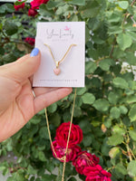 Load image into Gallery viewer, Peachy Heart Necklace
