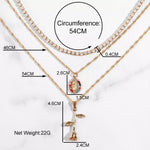 Load image into Gallery viewer, Rosa Bendita Necklace Set
