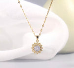 Load image into Gallery viewer, Sunflower Rhinestone Necklace
