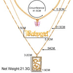 Load image into Gallery viewer, Babygirl Multi-layer Dragon Necklace
