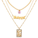 Load image into Gallery viewer, Babygirl Multi-layer Dragon Necklace
