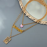 Load image into Gallery viewer, Babygirl Multi-layer Dragon Necklace
