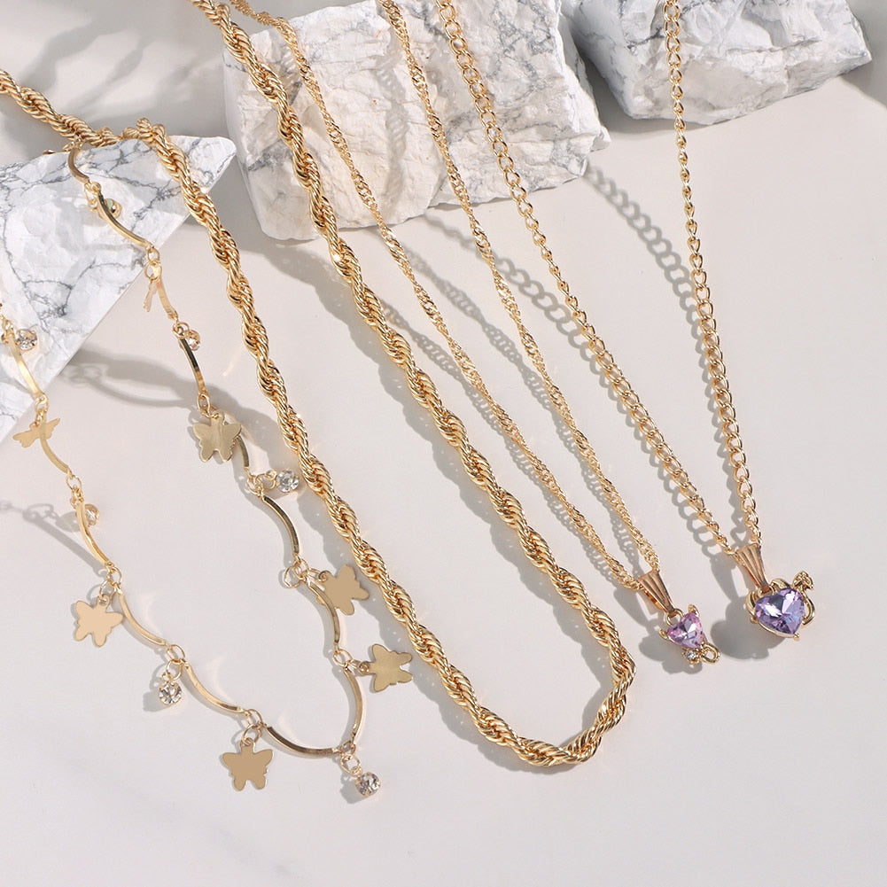 Violet Necklace Set