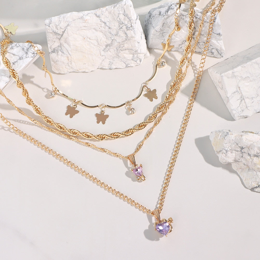 Violet Necklace Set