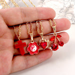 Load image into Gallery viewer, Red Cherry Necklace Set
