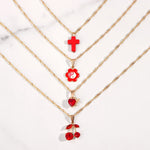 Load image into Gallery viewer, Red Cherry Necklace Set
