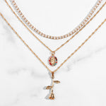 Load image into Gallery viewer, Rosa Bendita Necklace Set
