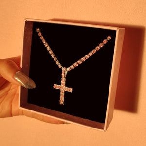 Iced Out Cross Necklace