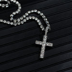 Load image into Gallery viewer, Iced Out Cross Necklace
