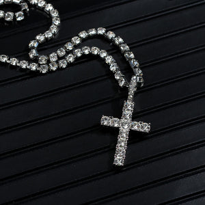 Iced Out Cross Necklace